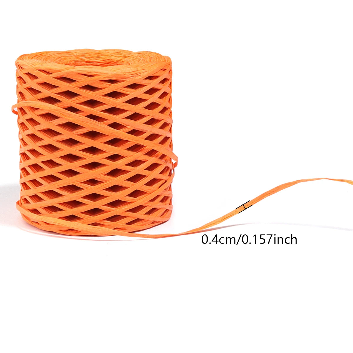 Colorful Raffia Paper Braided Cord 80-200m – DIY Craft Yarn Craft Braided Cord PLUSH