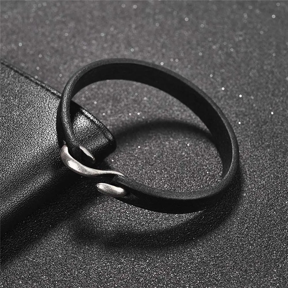 Punk Vintage Leather Link Bracelet for Men & Women | Gift Leather Bracelet PLUSH