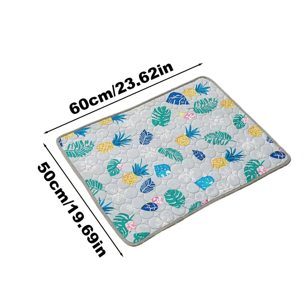 Pet Cooling Mat – Breathable Ice Silk Pad for Dogs & Cats Pet Cooling Mat PLUSH B