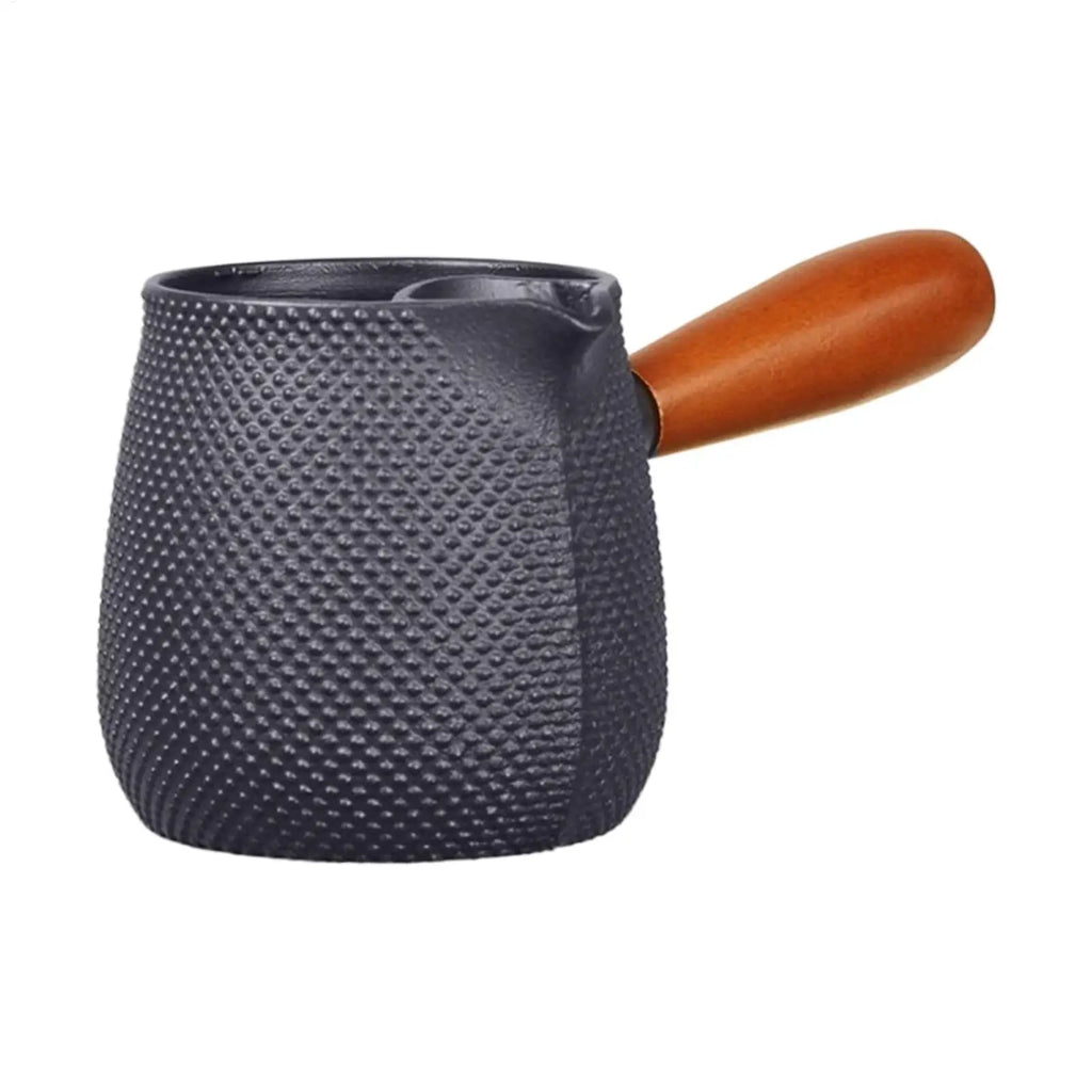 Cast Iron Teapot 600ml – Spill-Proof Kettle, Multi-Stove Cast Iron Teapot PLUSH