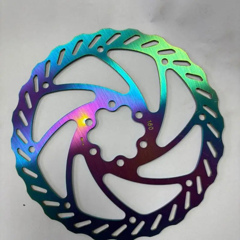160mm Oil Slick Hydraulic Disc Brake Rotor Set with Bolts Disc Brake Rotor PLUSH