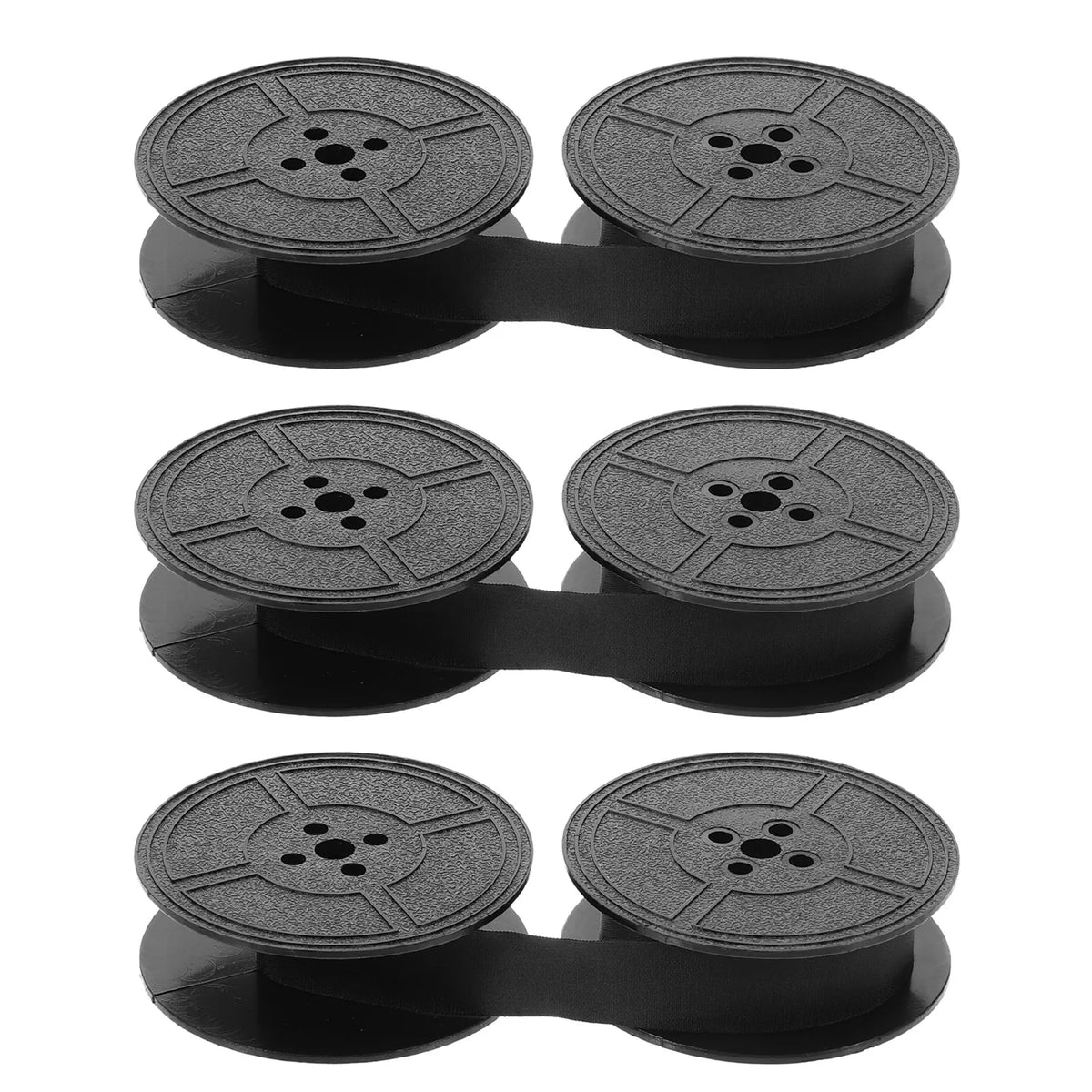 3-Pack Vintage Nylon Twin Spool Typewriter Ribbon Replacement Typewriter Ribbon PLUSH Default Title