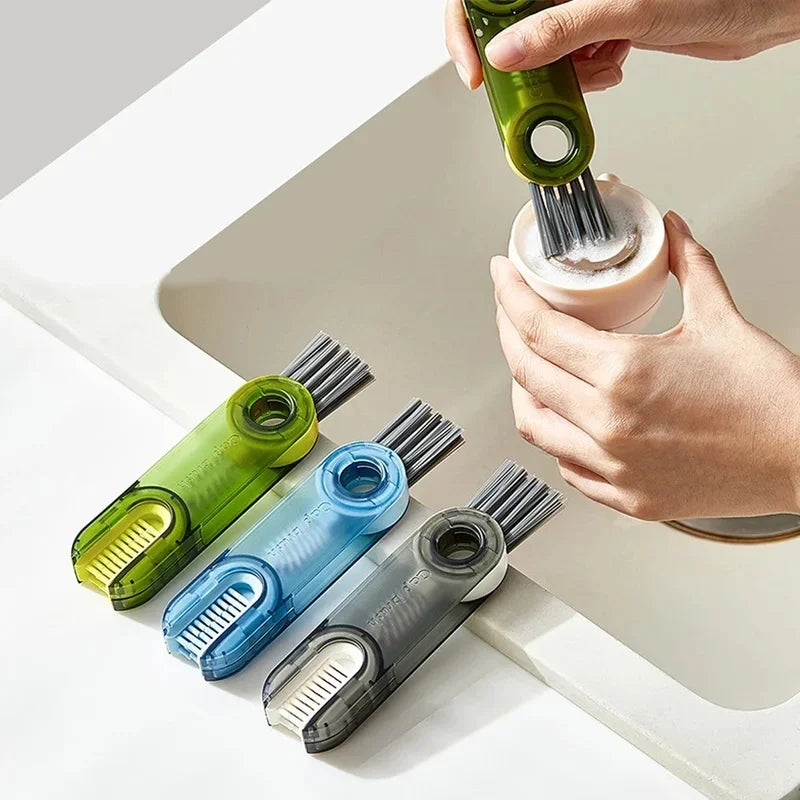 3-in-1 Rotatable Cup Cleaning Brush – Bottle & Gap Scrubber Cup Cleaning Brush PLUSH