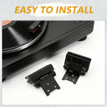 Universal Turntable Dust Cover Hinges 2pcs – Black Replacement Turntable Hinge Parts PLUSH Default Title