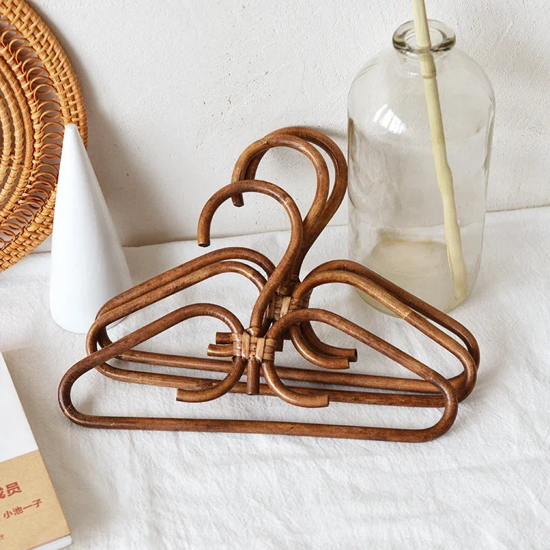 Natural Rattan Handmade Hooks Storage Organizer Hanger Rack Rattan Storage Hooks PLUSH