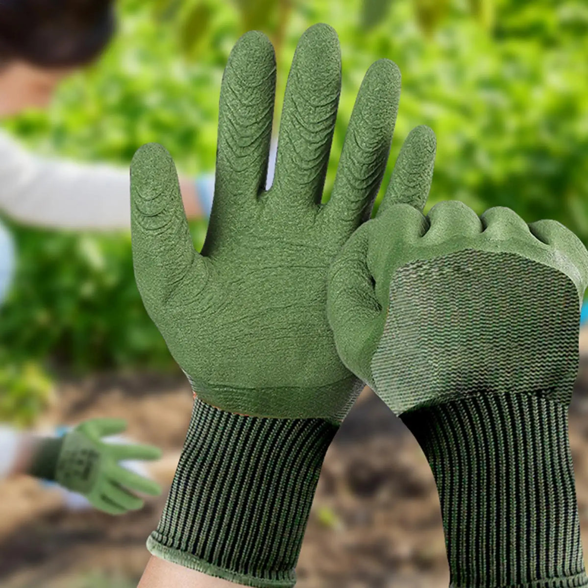 Waterproof Thorn-Proof Gardening Gloves – Non-Slip Garden Work Gardening Gloves PLUSH