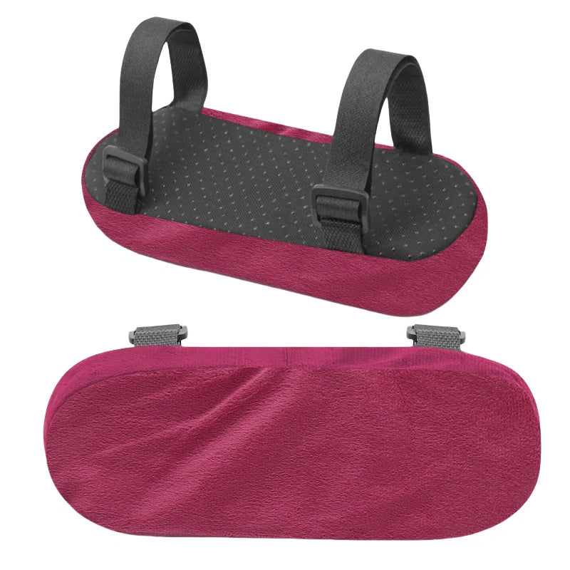 Memory Foam Chair Armrest Cushion Pad – Soft Elbow Support Chair Armrest Cushion PLUSH Purple