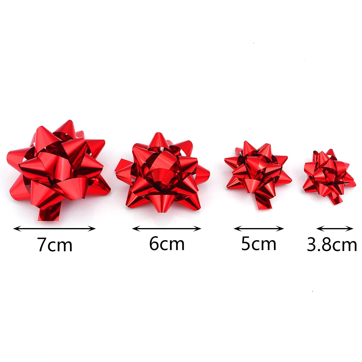 Self-Adhesive 3D Star Bows for Gift Wrapping & Decoration Decorative Gift Bows PLUSH