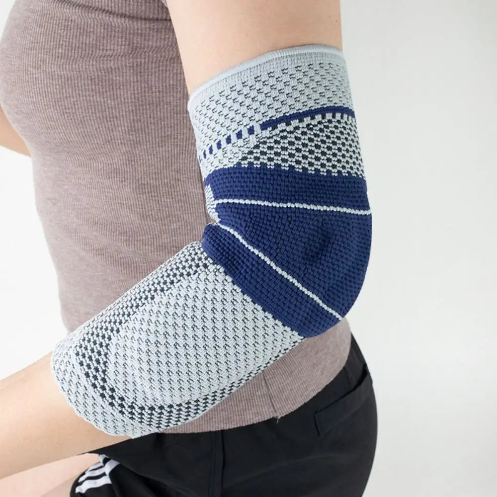 Breathable Compression Sports Elbow Pad – Knit Protector Elbow Compression Sleeve PLUSH