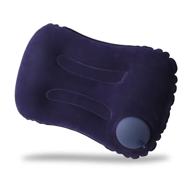 Inflatable Travel Pillow – Camping, Neck & Lumbar Support Inflatable Travel Pillow PLUSH Purple