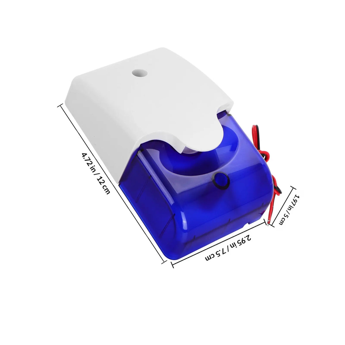 Waterproof Sound & Light Security Siren | Adjustable Volume Security Alarm Siren PLUSH