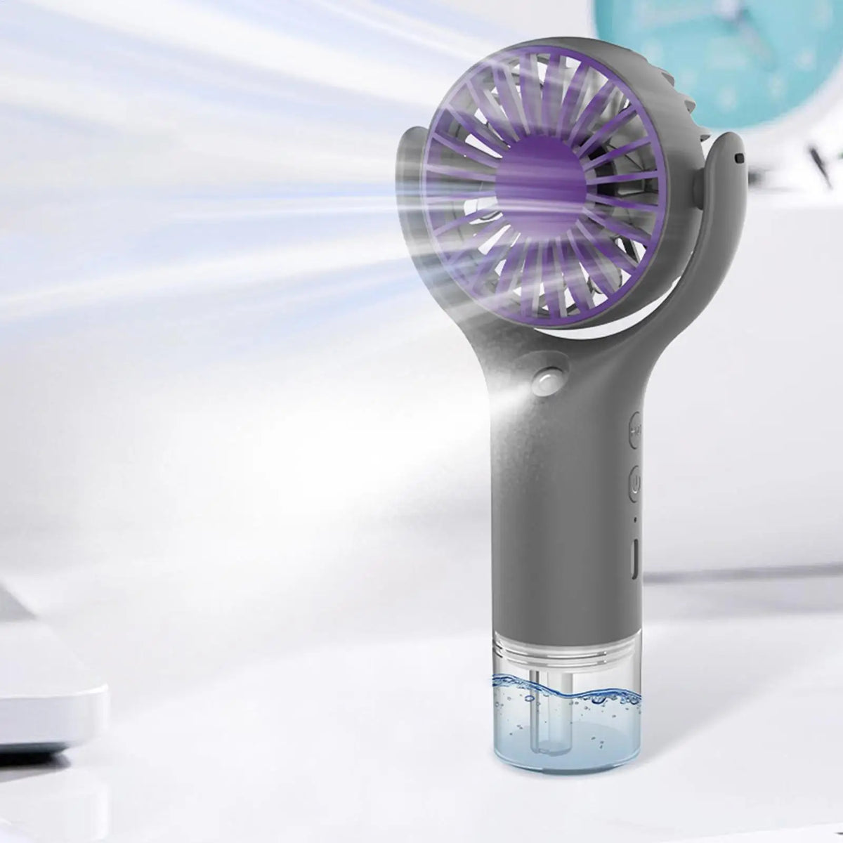 Portable Mini Mist Fan – USB Rechargeable Handheld Spray Fan Handheld Mist Fan PLUSH