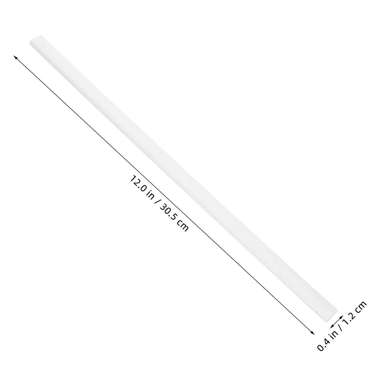 10pcs Plastic Slide Binder Bars – Loose Leaf Document Binding Binder Binding Bars PLUSH White China Mainland
