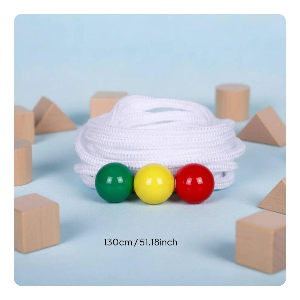 Eye Teaming Rope – 3-Meter Vision Therapy String for Kids Vision Therapy Tool PLUSH