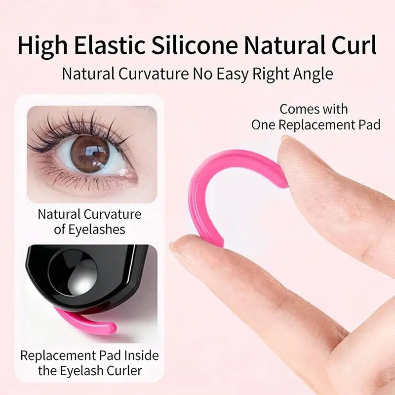 Natural Effect Eyelash Curler – Long-Lasting Curl Lash Tool Eyelash Curler PLUSH