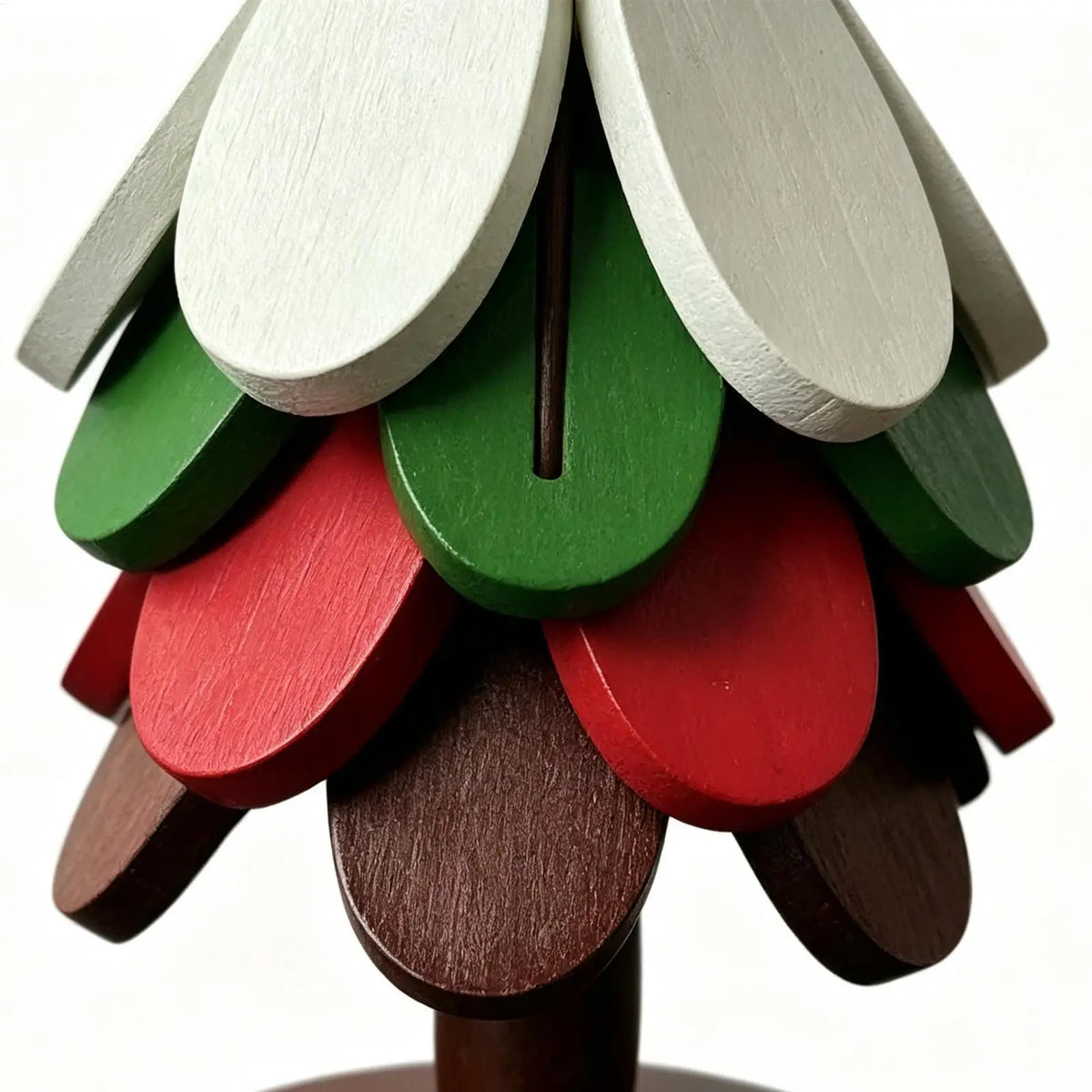 Wooden Christmas Tree Trivet Set 4-Tier | Heat Resistant Kitchen Trivet Set PLUSH