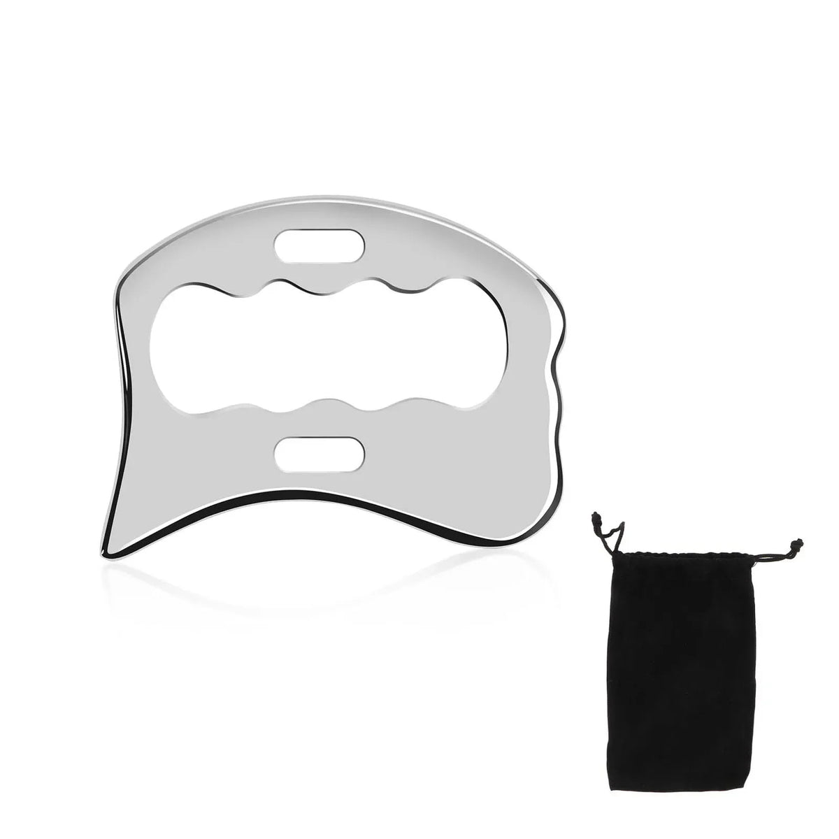 Stainless Steel Gua Sha Scraping Massage Tool | DUTRIEUX Gua Sha Massage Tool PLUSH Type D