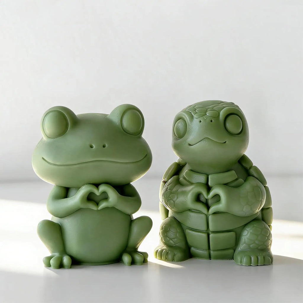 Animal Silicone Candle Molds – Dog, Frog & Turtle DIY Crafts Silicone Candle Mold PLUSH