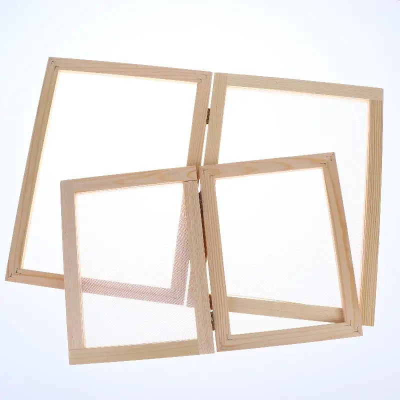 DIY Wooden Paper Making Frame & Screen Mould – Multi-Size Papermaking Mould Frame PLUSH