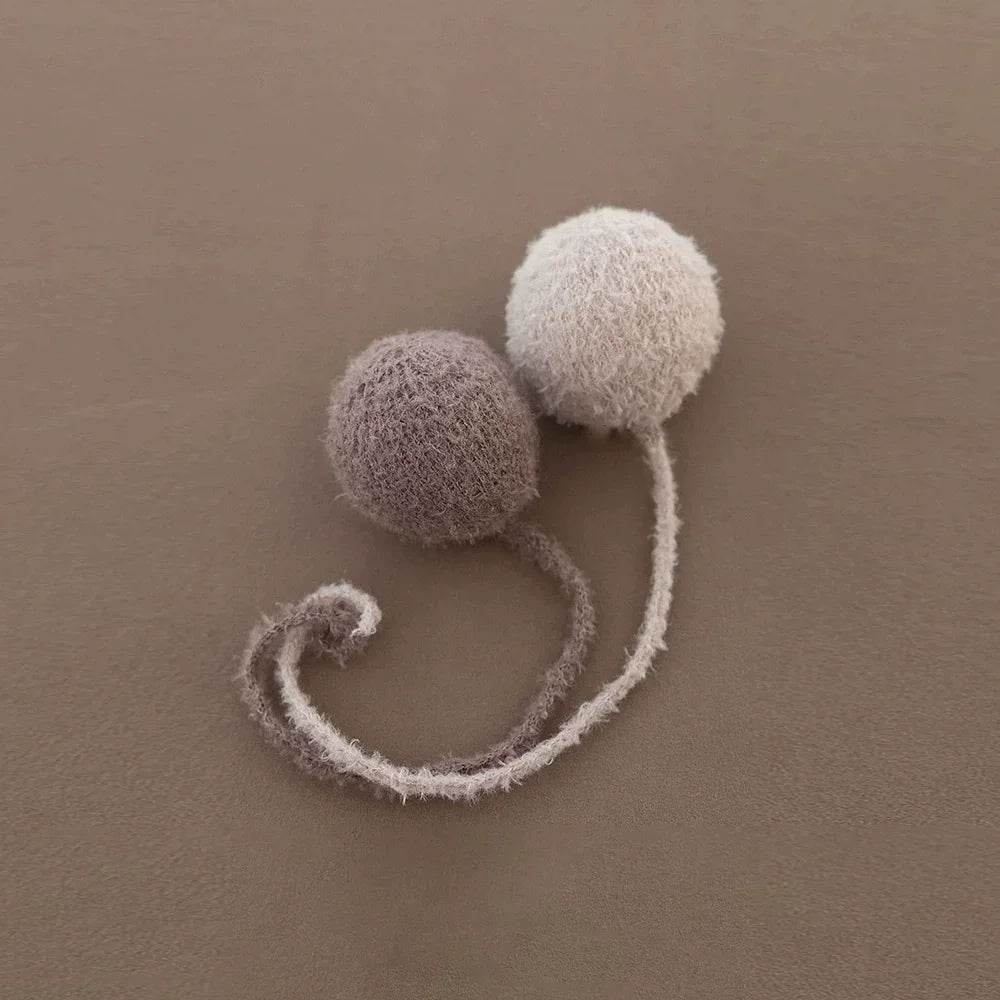 Knitted Bear Balloon Prop – Baby Photography Accessory Baby Photography Prop PLUSH balloon