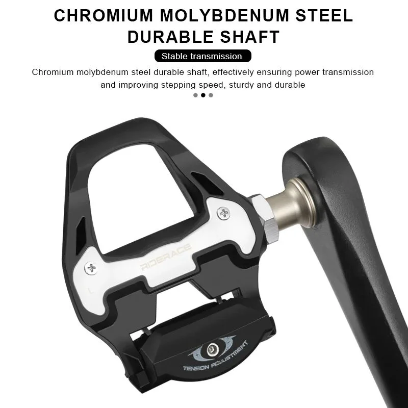 Road Bike Clipless Pedals SPD SL Self-Locking Sealed Bearing Clipless Bike Pedals PLUSH