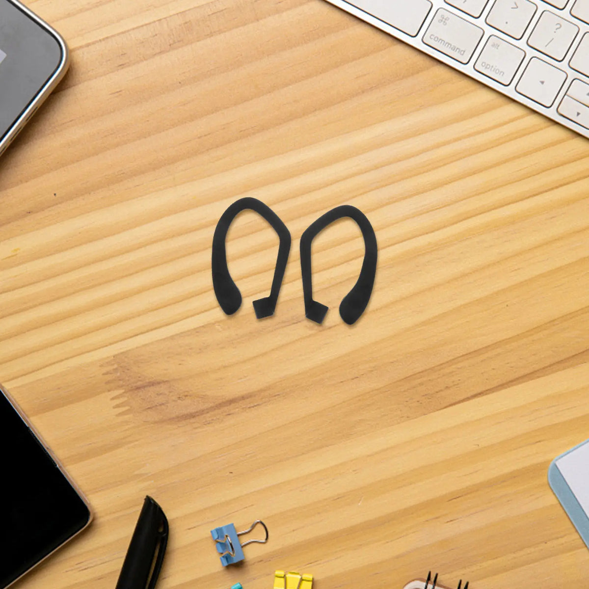 Silicone Ear Hooks for Earbuds – Anti-Slip Sport Holders Earbud Accessories PLUSH