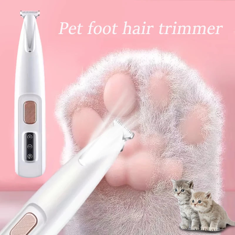 USB Rechargeable Pet Hair Trimmer – Cat & Dog Grooming Clipper Pet Grooming Clipper PLUSH