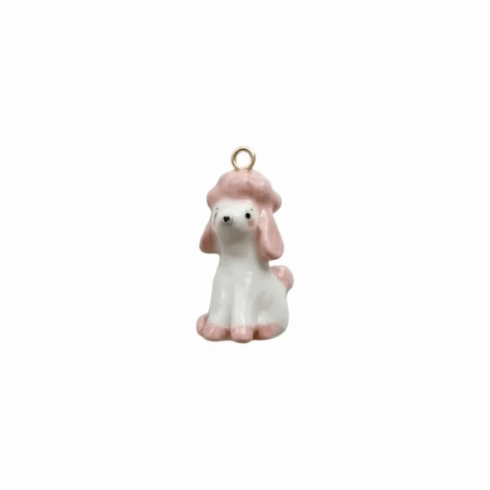 Cute Enamel Dog Breed Pendant – Shih Tzu, Beagle & More Enamel Dog Pendant PLUSH Style 3