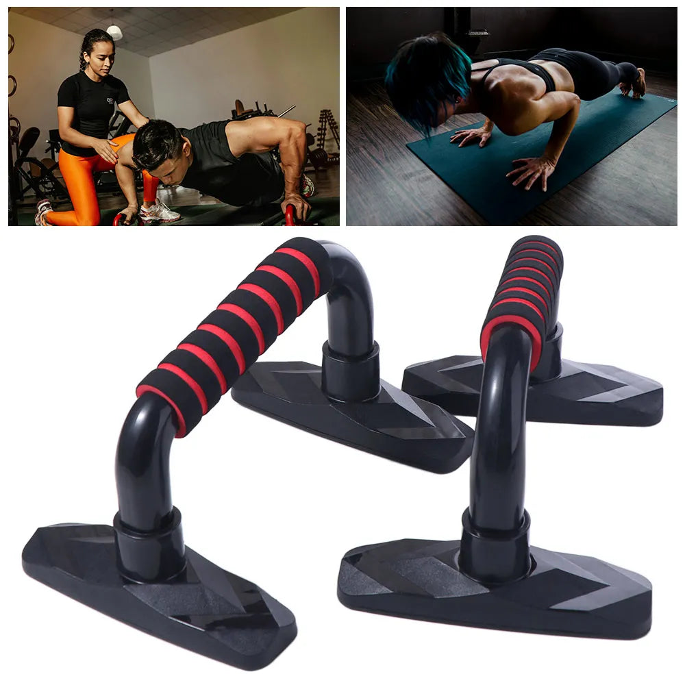 2-Pack Ergonomic Push Up Bars with Anti-Slip Foam Handles Push Up Bars PLUSH