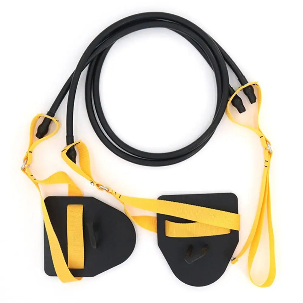 Webbed Hand Paddles & Resistance Bands – Swim Strength Trainer Swim Training Paddles PLUSH -60 pound