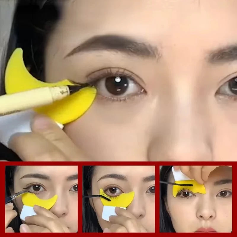 Silicone Eyelash Shield Mascara Guard & Eyeshadow Tool Eye Makeup Tool PLUSH