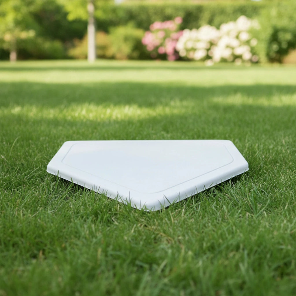 Heavy-Duty Rubber Baseball & Softball Throw-Down Base Plate Baseball Base Plate PLUSH