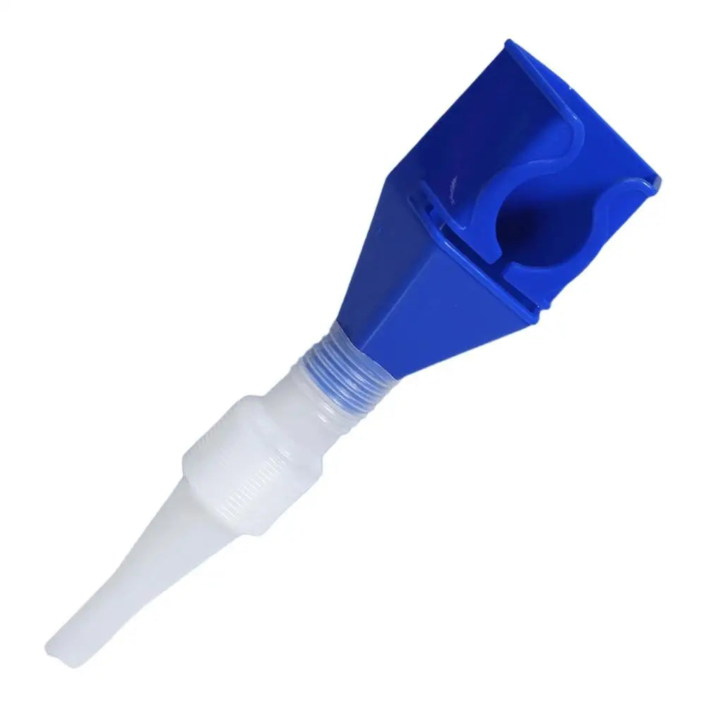 Telescopic Oil Funnel with Filter for Car & Motorcycle Automotive Oil Funnel PLUSH Blue