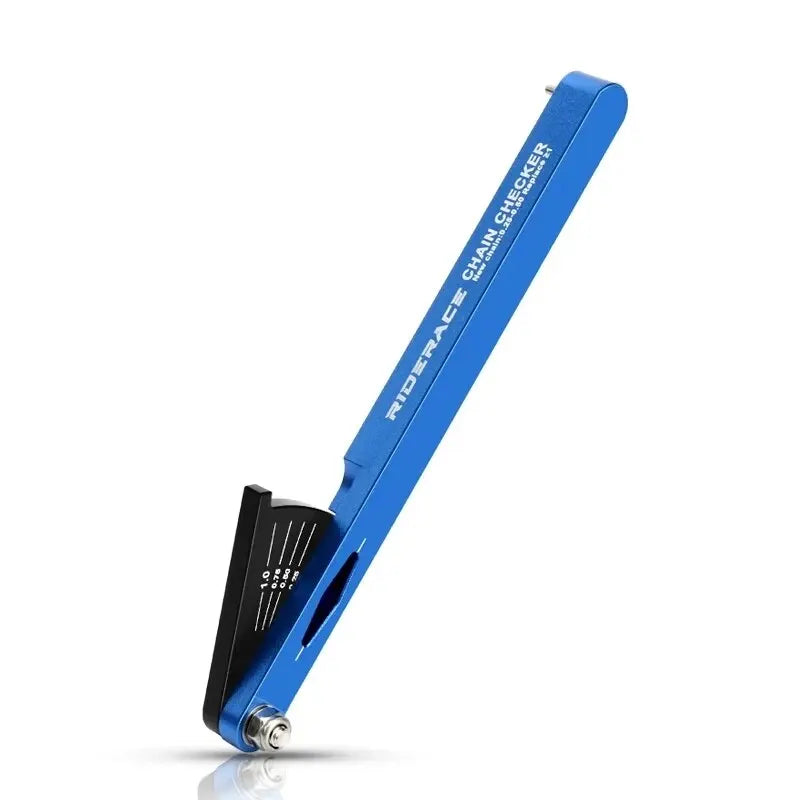 Bike Chain Wear Indicator Tool – MTB & Road Cycling Checker Bicycle Repair Tool PLUSH blue
