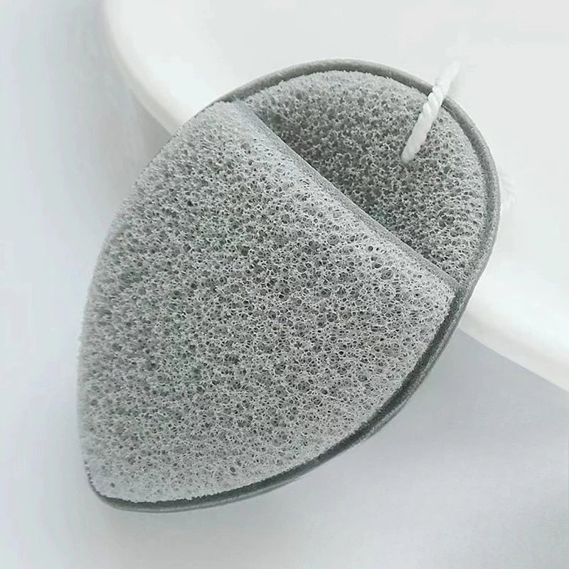 Natural Exfoliating Facial Cleansing Sponge – Deep Pore Cleanser Facial Cleansing Sponge PLUSH Grey
