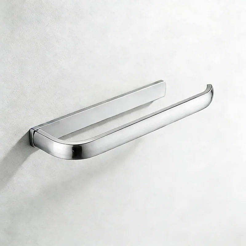 12-Inch Brass Wall Mounted Towel Bar – Rustproof Bathroom Rack Towel Bar PLUSH Chrome
