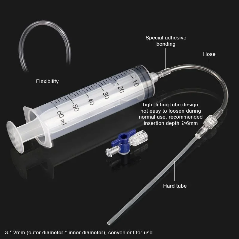 60ml Tubeless Tire Sealant Injector Tool for Bikes | riderace Tire Repair Tool PLUSH