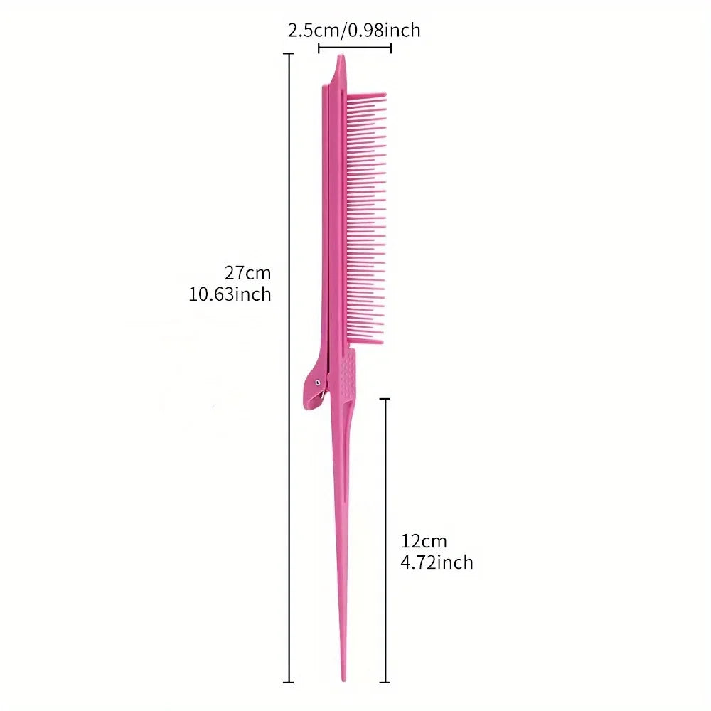Professional Salon Highlight Clip Comb – Antistatic Styling Hair Styling Comb PLUSH