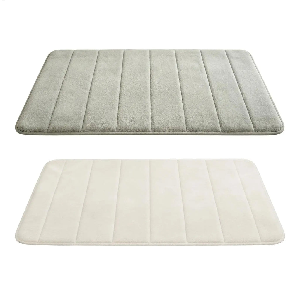 Absorbent Non-Slip Bath Mat – Soft Fleece Bathroom Rug Bath Mat PLUSH