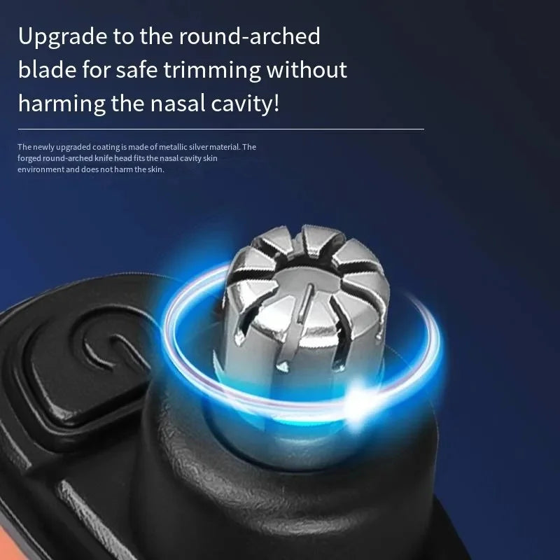 Rechargeable Nose & Ear Hair Trimmer – USB-C Portable Mini Nose Hair Trimmer PLUSH