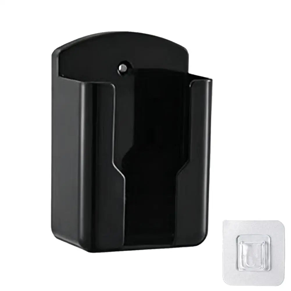 Wall Mount Adhesive Remote Control Holder – No Drill Organizer Wall Storage Holder PLUSH A