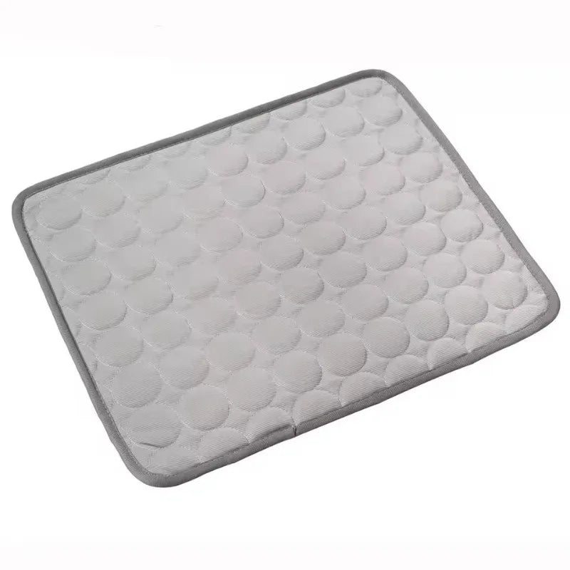 Pet Cool Mat – Breathable Mesh Dog & Cat Cooling Pad Pet Cooling Mat PLUSH Gray 55x70cm