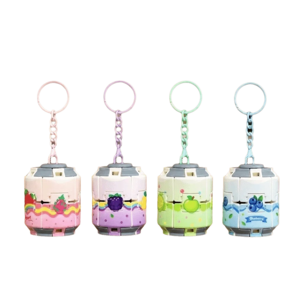 Soda Can Fidget Spinner Keychain – Fun Bag Charm Pendant Fidget Spinner Keychain PLUSH