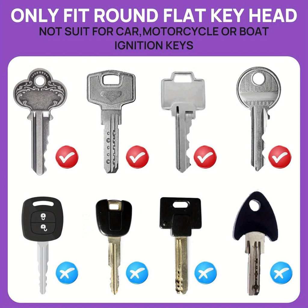 5-Pack Color Key Caps – Identify & Organize Your Keys Easily Key Caps Organizer PLUSH