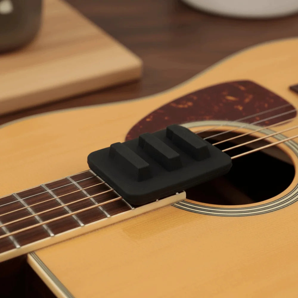 Silicone Guitar String Mute Pad – Reusable Noise Reducer Guitar Mute Pad PLUSH