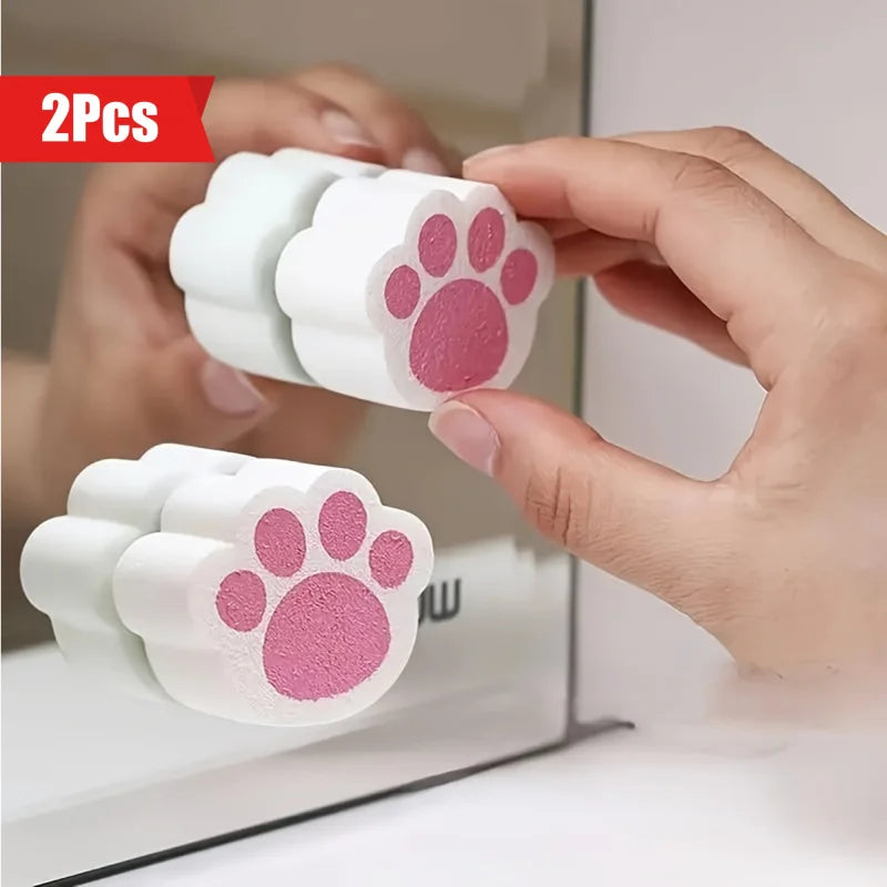 Magic Mirror Cleaning Sponges 2 Sets – Glass & Faucet Cleaner Cleaning Sponge Set PLUSH