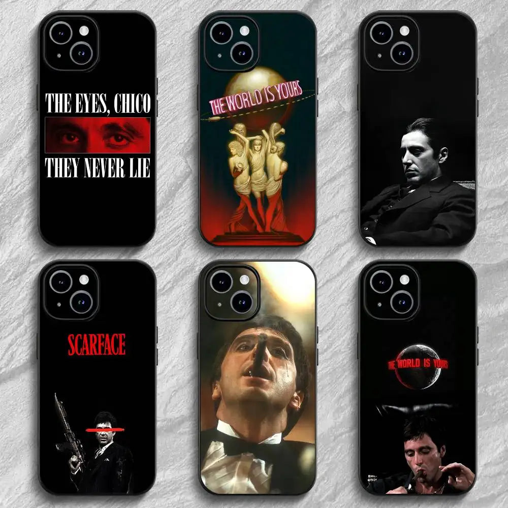 Scarface 1983 Classic Film iPhone Case – Shockproof Silicone Phone Case PLUSH