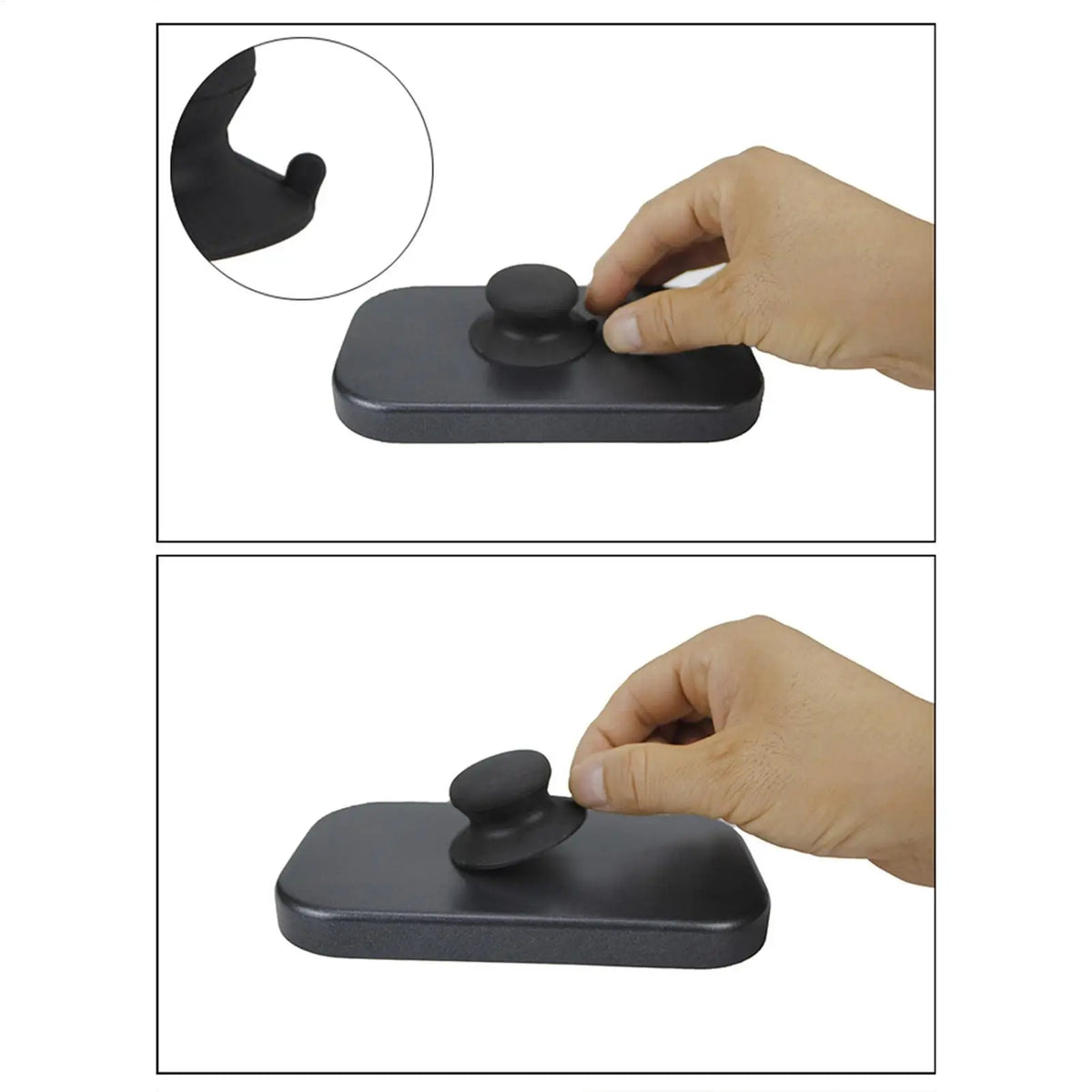 Silicone Universal Pot Lid Knob Replacement | Suction Handle Cookware Lid Knob PLUSH