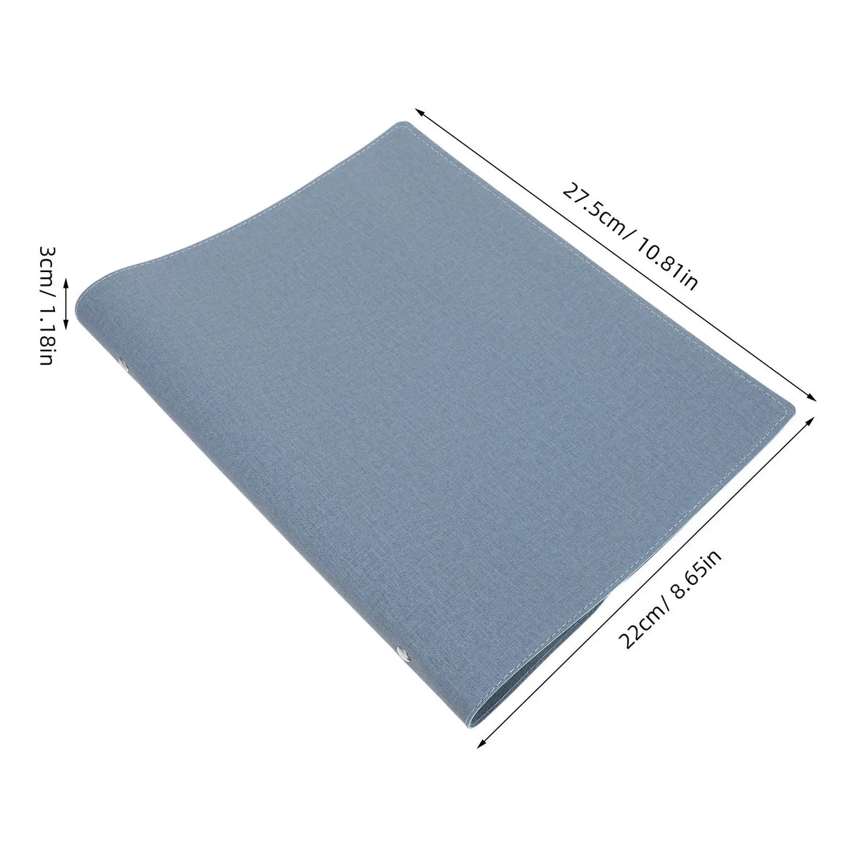 B5 PU Loose Leaf Binder Cover 9-Ring Refillable Planner Journal Loose Leaf Binder Cover PLUSH