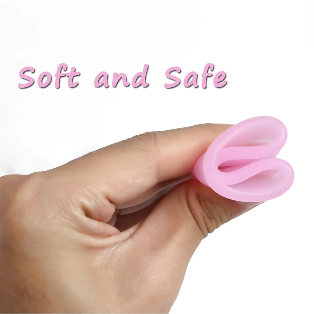 XceeFit Medical Grade Silicone Menstrual Cup S & L Menstrual Cup PLUSH